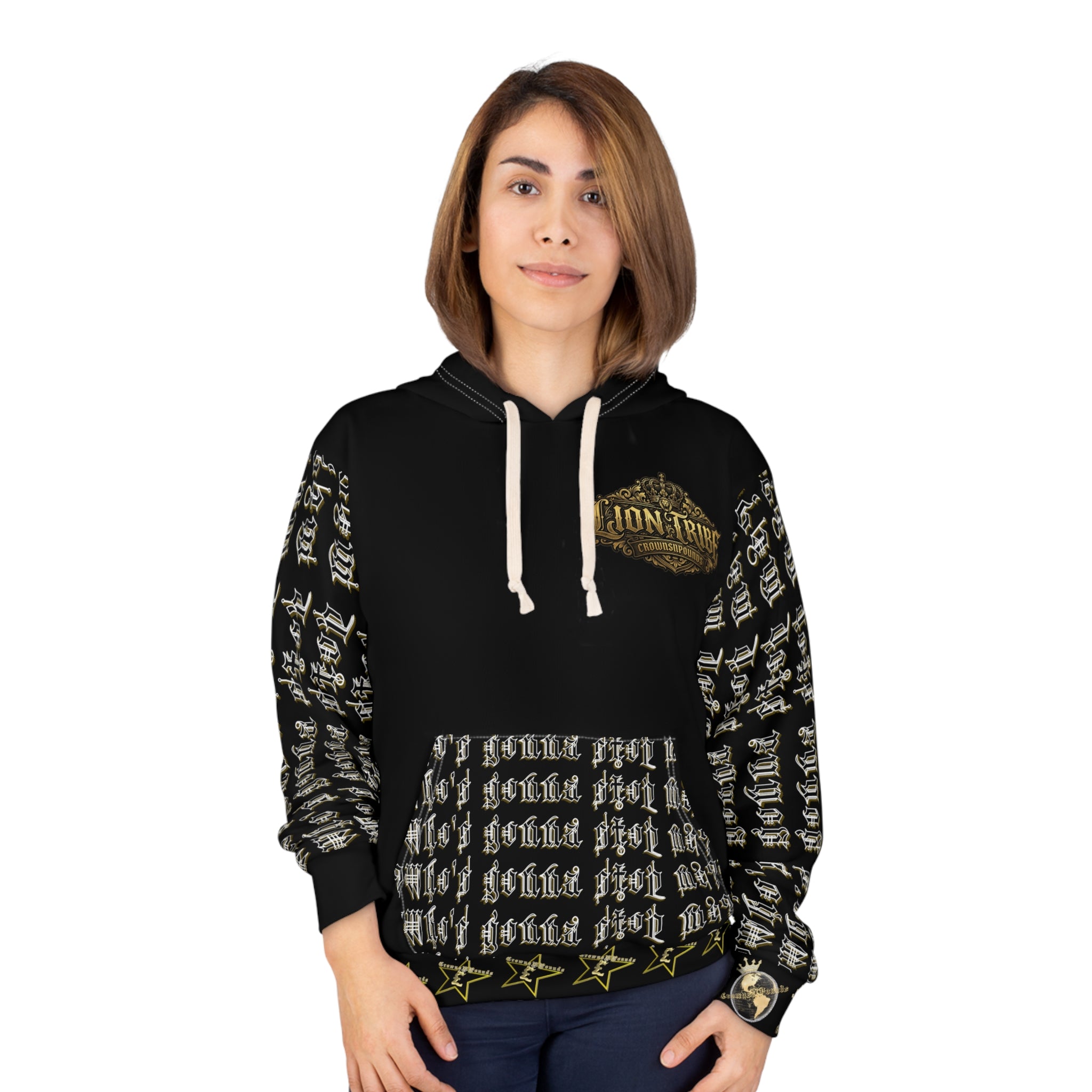 Lion Tribe Hoodie – All-Over Print Pullover for Animal & Streetwear Fans
