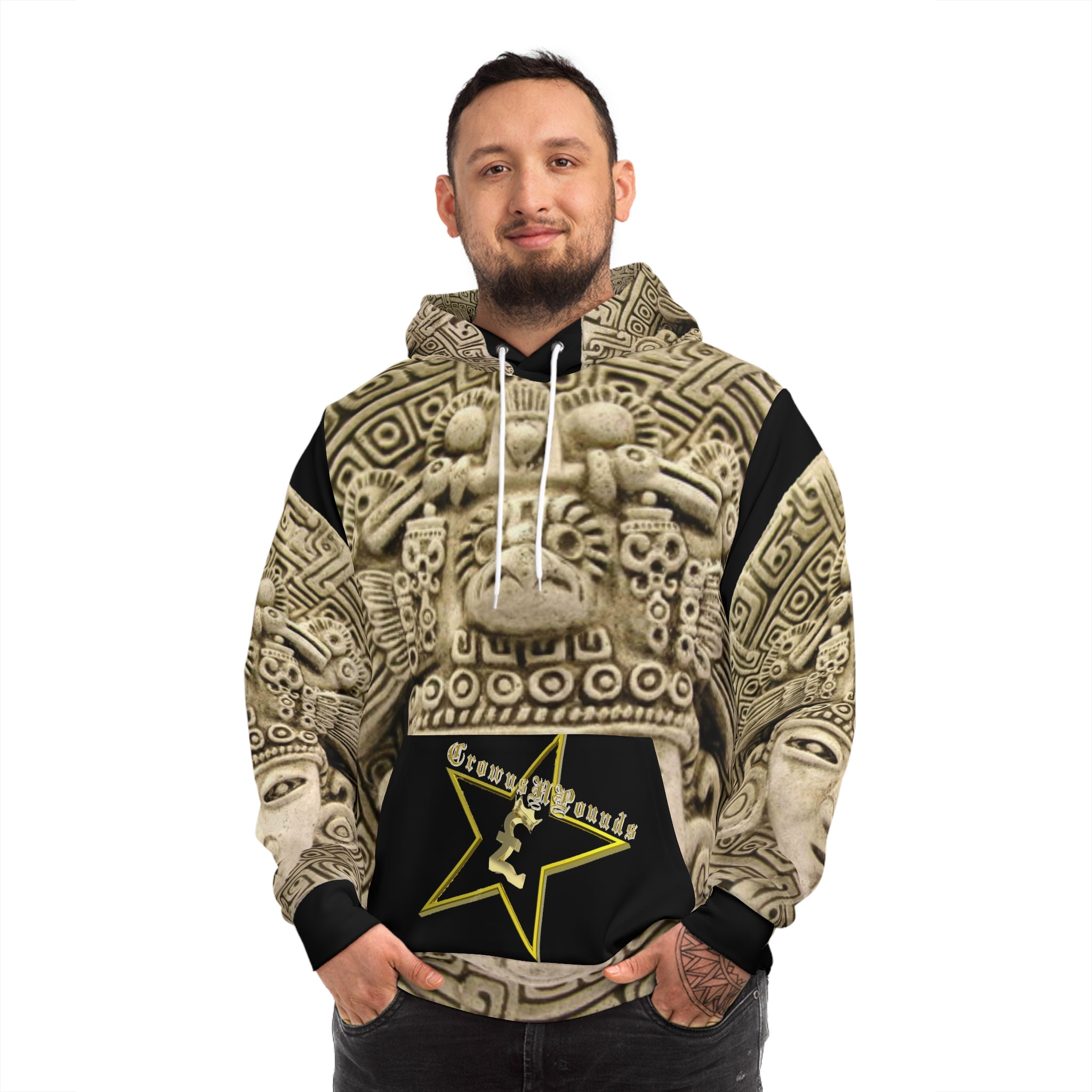 CrownsNPounds Latin Mask Hoodie