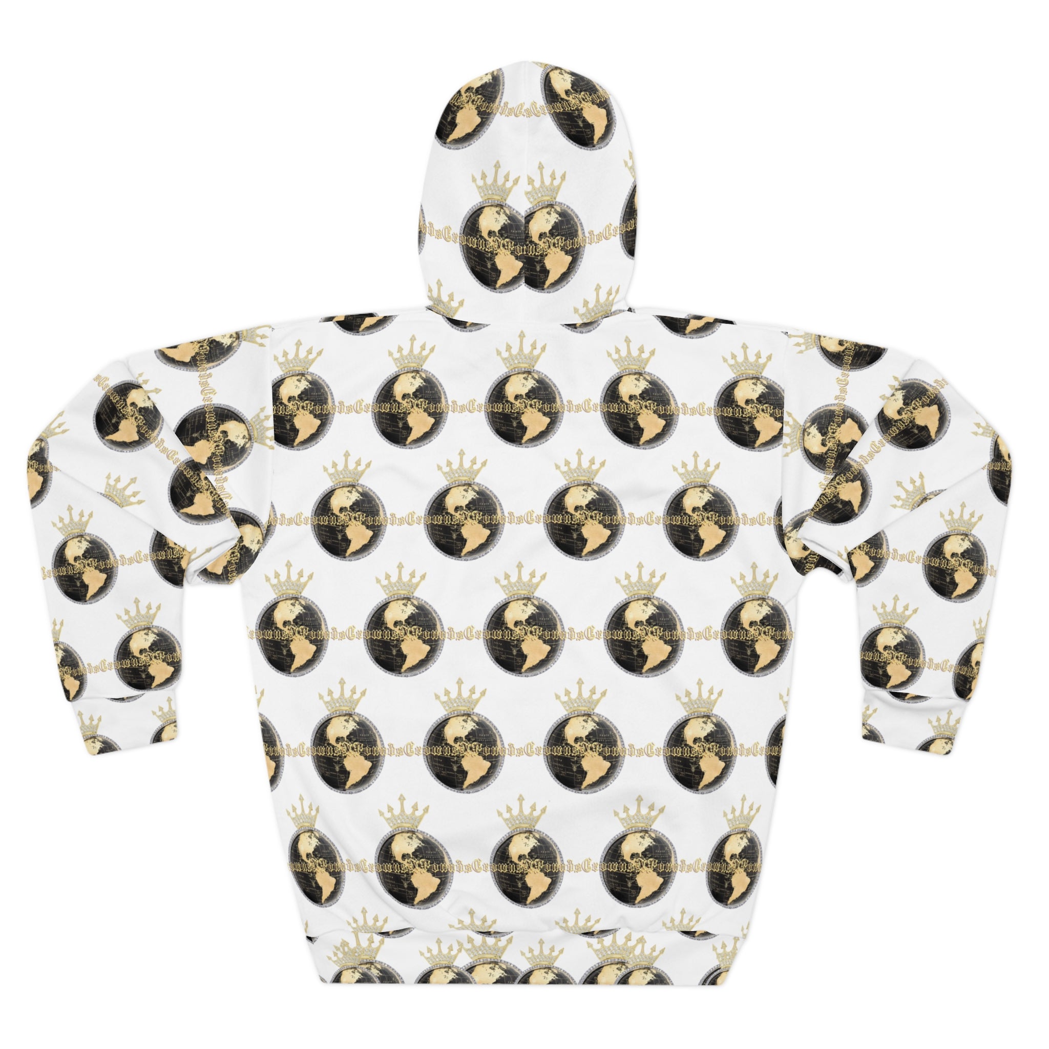 Gold Globe Crown Hoodie