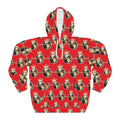 Crowned All Over Hoodie — Red Sweatshirt