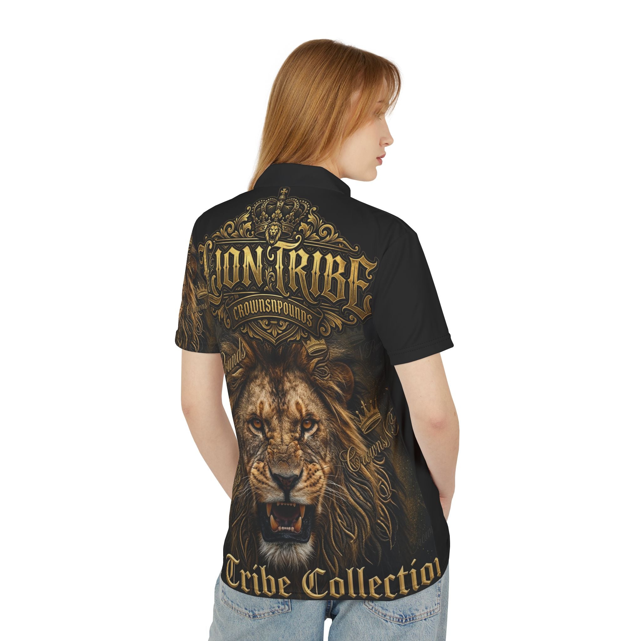 Lion Tribe Polo Shirt — Lion Tribe Graphic Polo