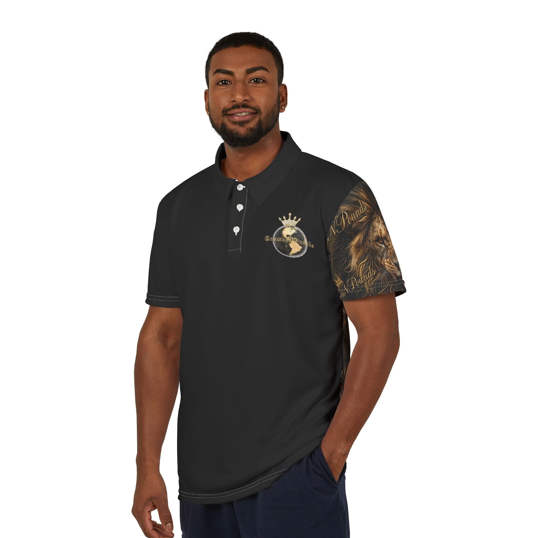 Lion Tribe Polo Shirt — Lion Tribe Graphic Polo
