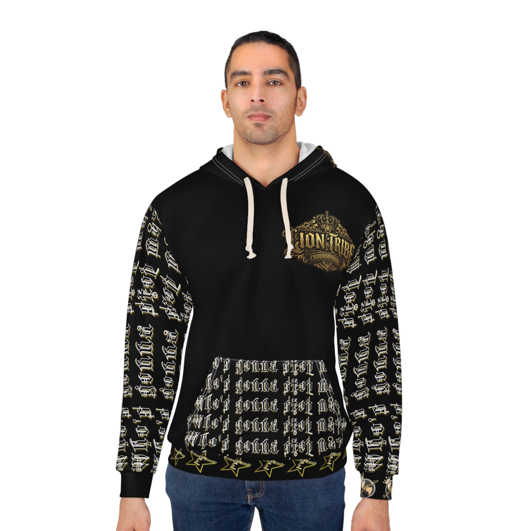 Lion Tribe Hoodie – All-Over Print Pullover for Animal & Streetwear Fans