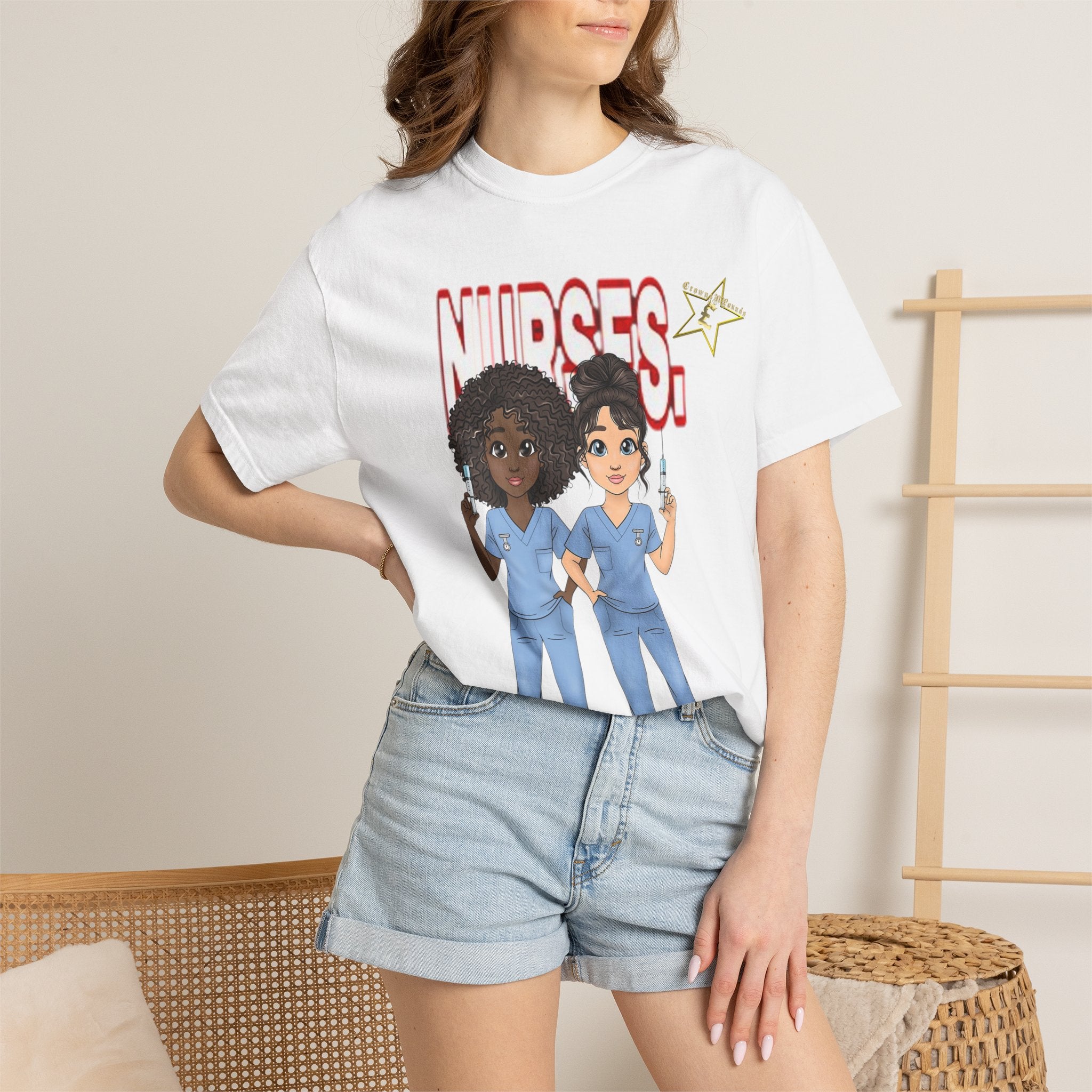 Nurses T-Shirt — "Not All Beautiful Women Are Models, Some Are Nurses" Graphic Tee